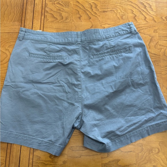 Old navy everyday chino‎ shorts high rise women’s sz 16 gray 5 inch inseam - Picture 5 of 7